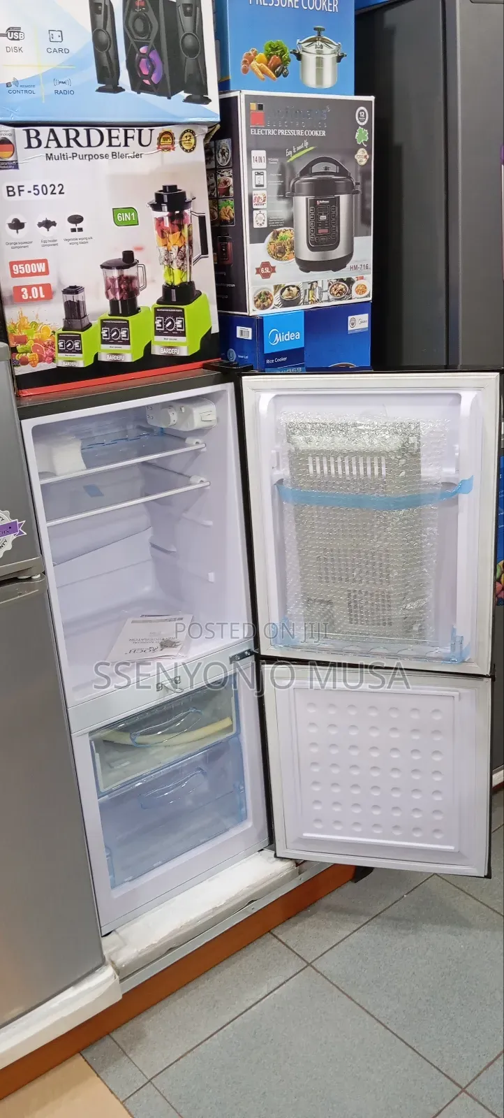 Roch 145l Double Door Bottom Freezer Refrigerator – Energy Saving