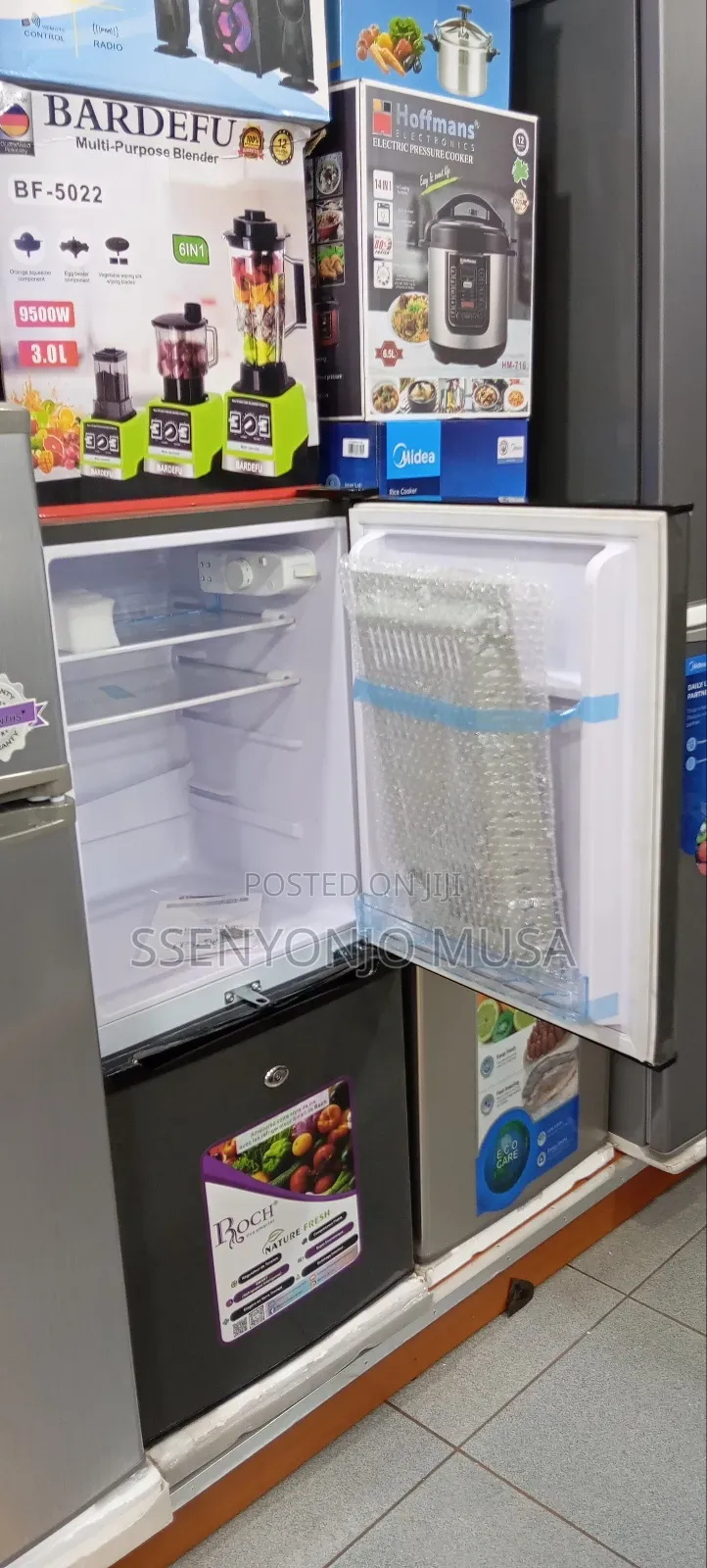 Roch 145l Double Door Bottom Freezer Refrigerator – Energy Saving