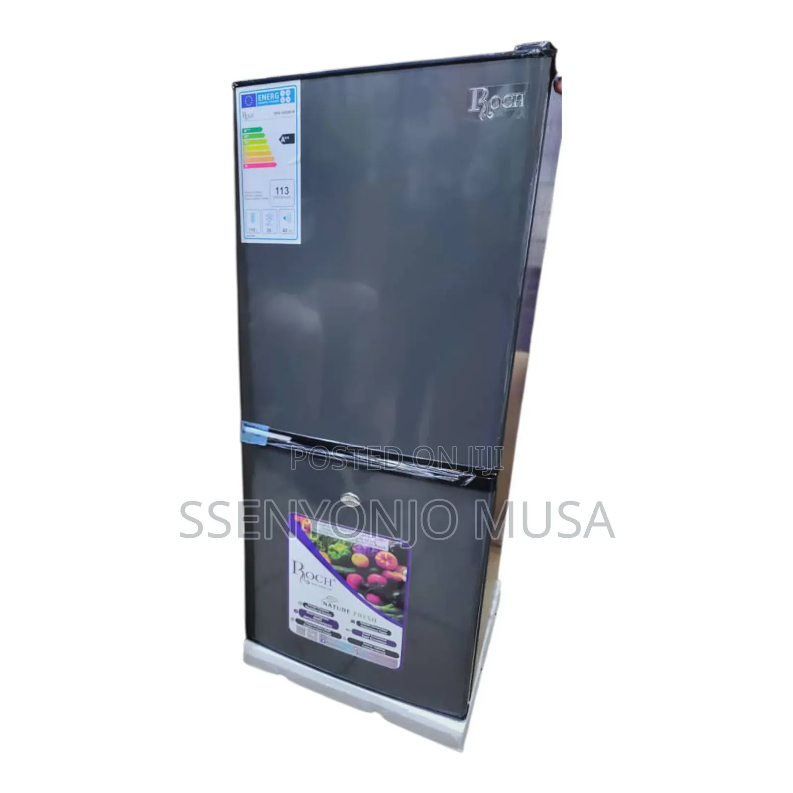 Roch 145l Double Door Bottom Freezer Refrigerator – Energy Saving