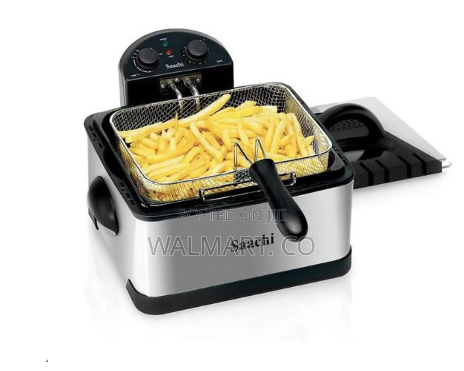 Saachi 6litres Single Basket Deep Fryer-Silver