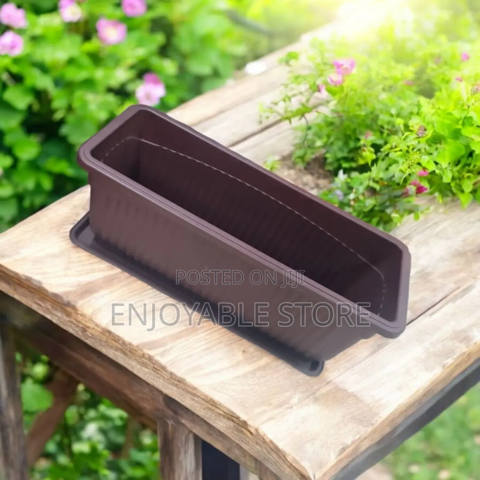 Plants Garden Plastic Flower Pots Plastic Flower Pots Rectangular