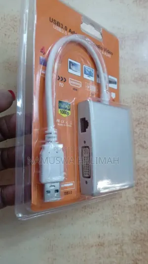 Usb 3.0 to Lan,Dvi,Hdmi Vga Converter