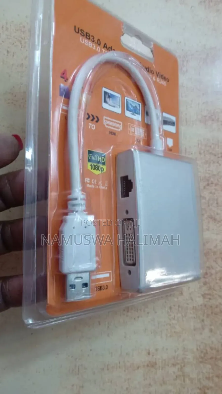 Usb 3.0 to Lan,Dvi,Hdmi Vga Converter