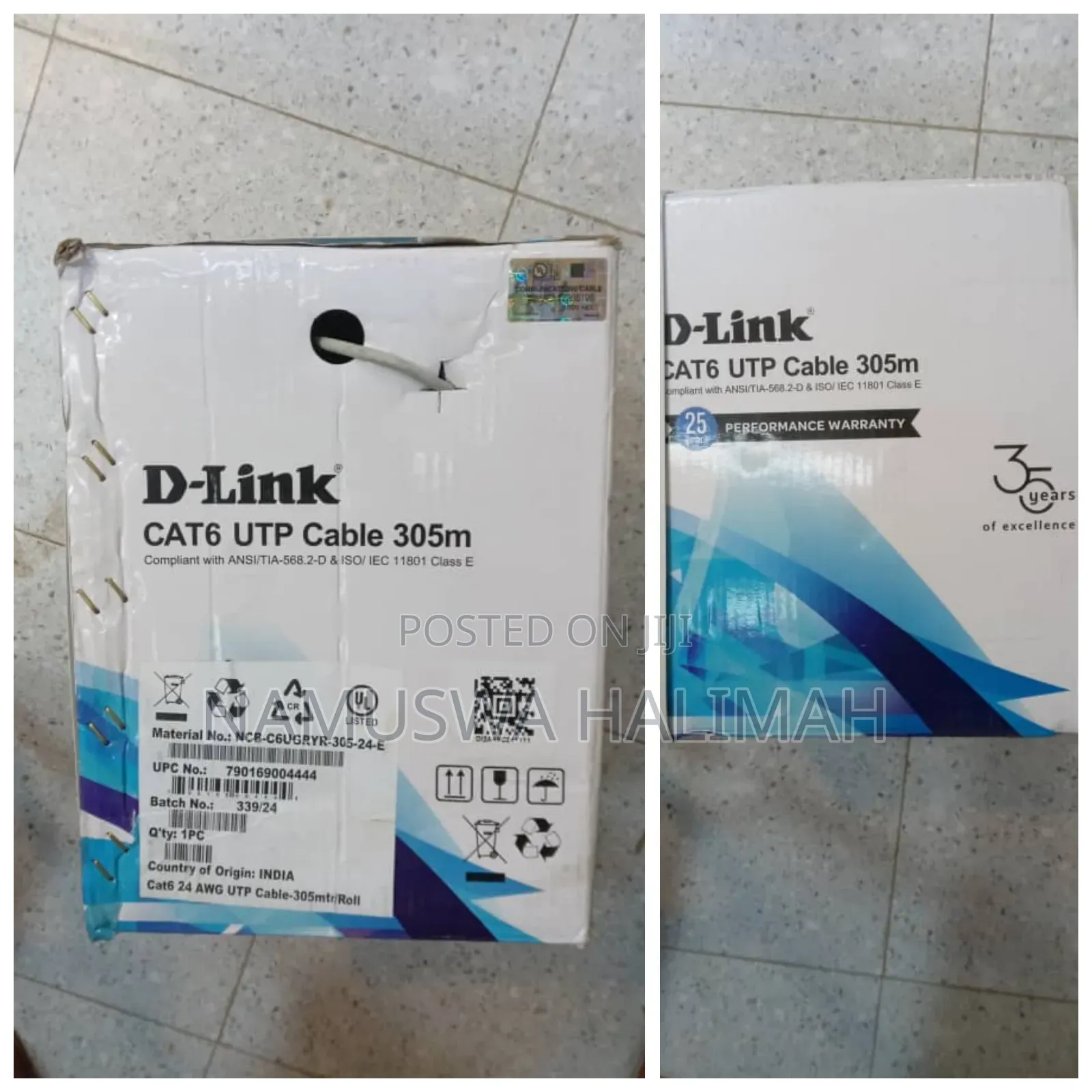 D-Link Cat6 Utp Cable