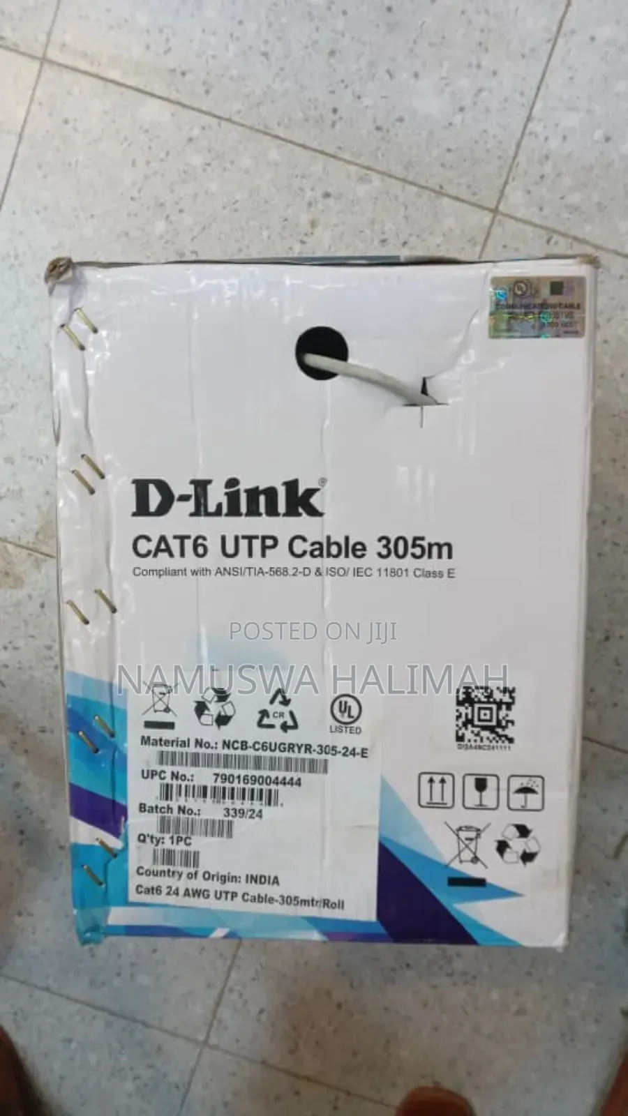 D-Link Cat6 Utp Cable
