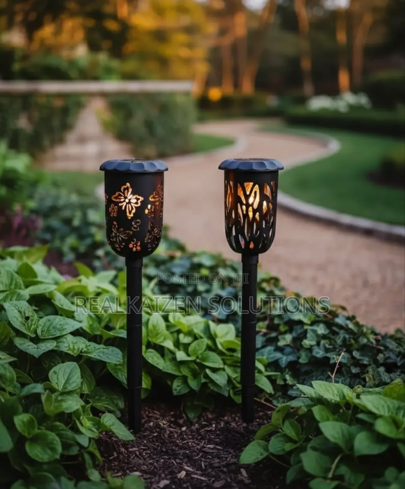 Waterproof Solar Ground Mounted Garden Lamp Light