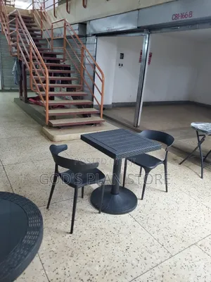 Courtney Plastic Chairs and Table Set for Dining