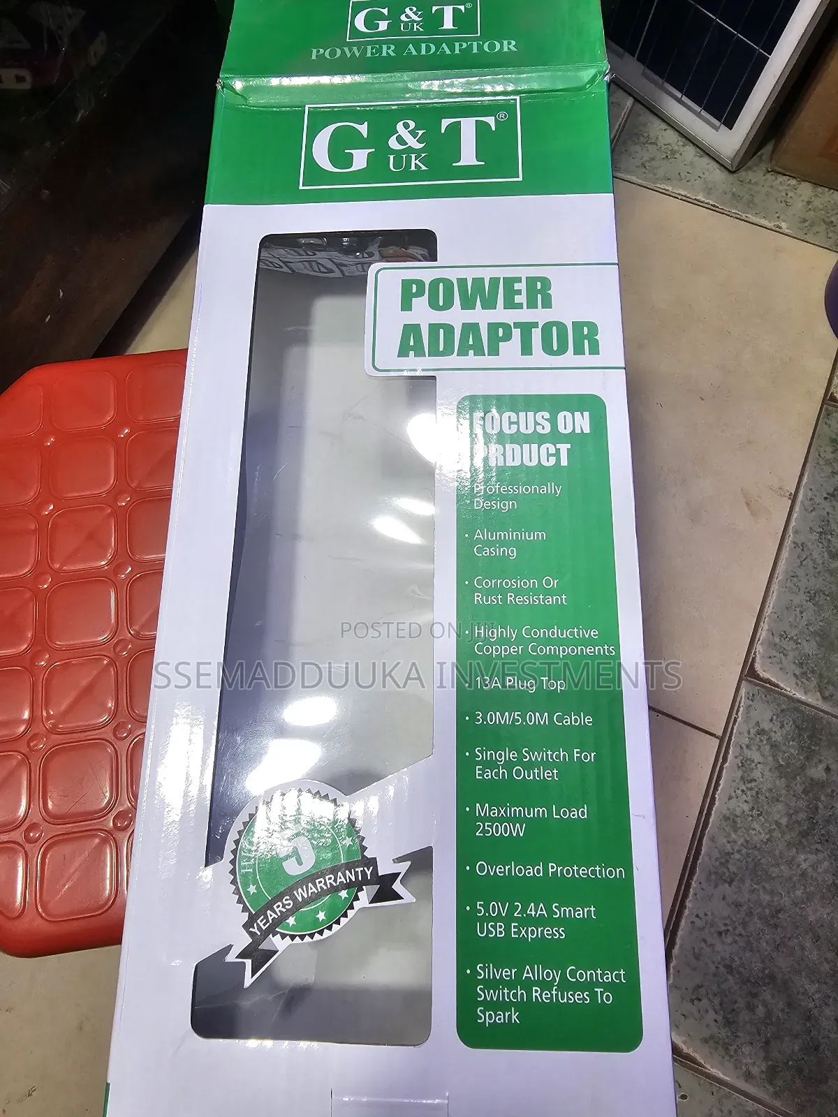 G T 4 Ways Power Adaptor