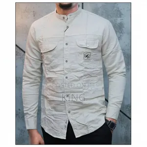Essential Chinese Collar Denim Shirt