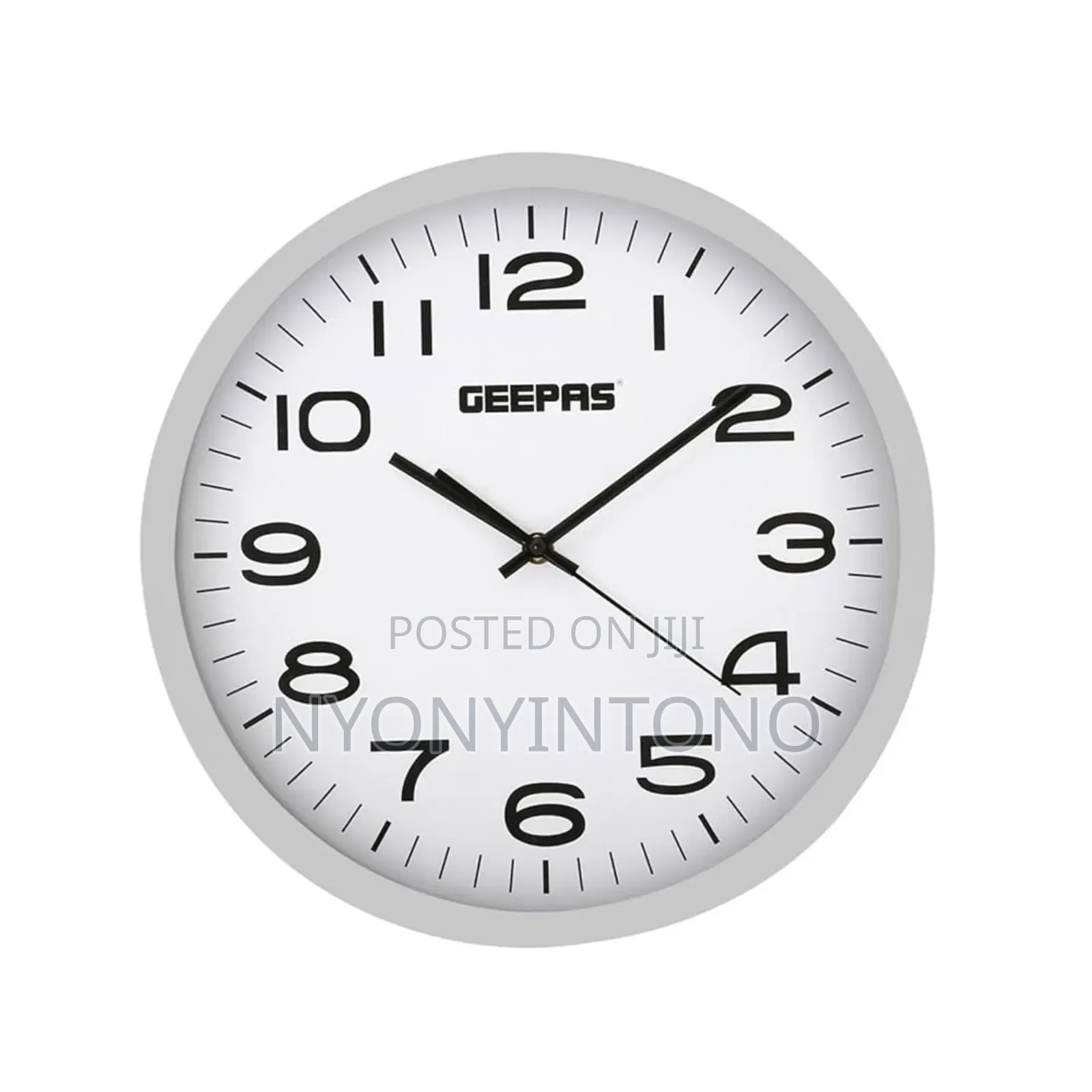 Geepas Modern, Timeless, Accurate And Silent Wall Clock Gwc26016