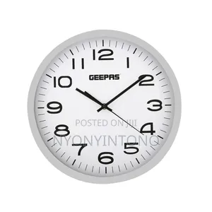 Geepas Modern, Timeless, Accurate And Silent Wall Clock Gwc26016