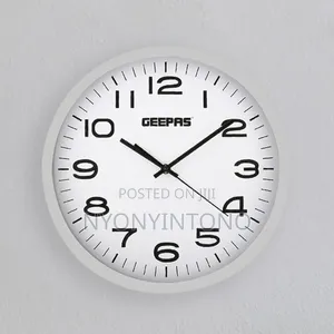 Geepas Modern, Timeless, Accurate And Silent Wall Clock Gwc26016