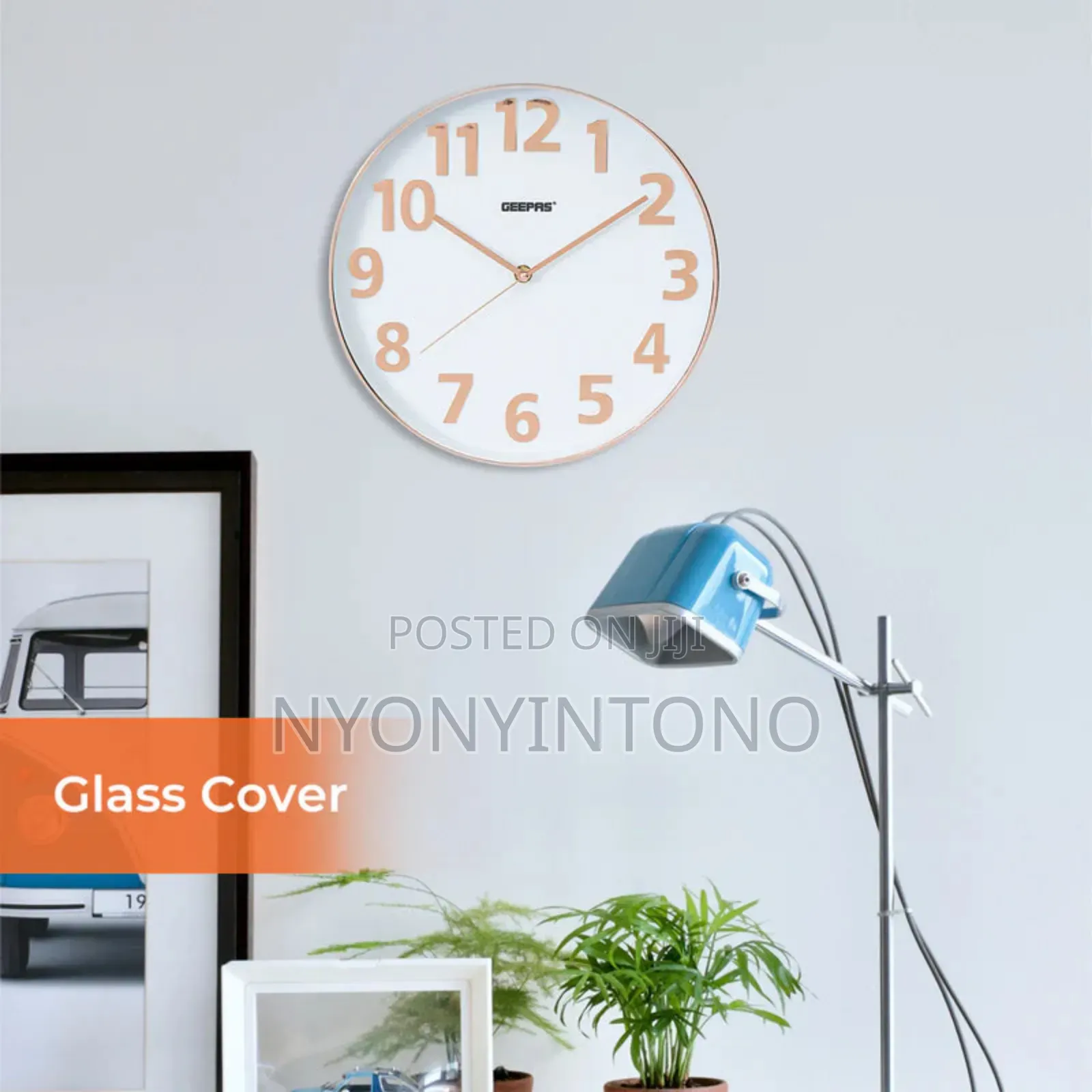 Geepas Classic Wall Clock Gwc26013