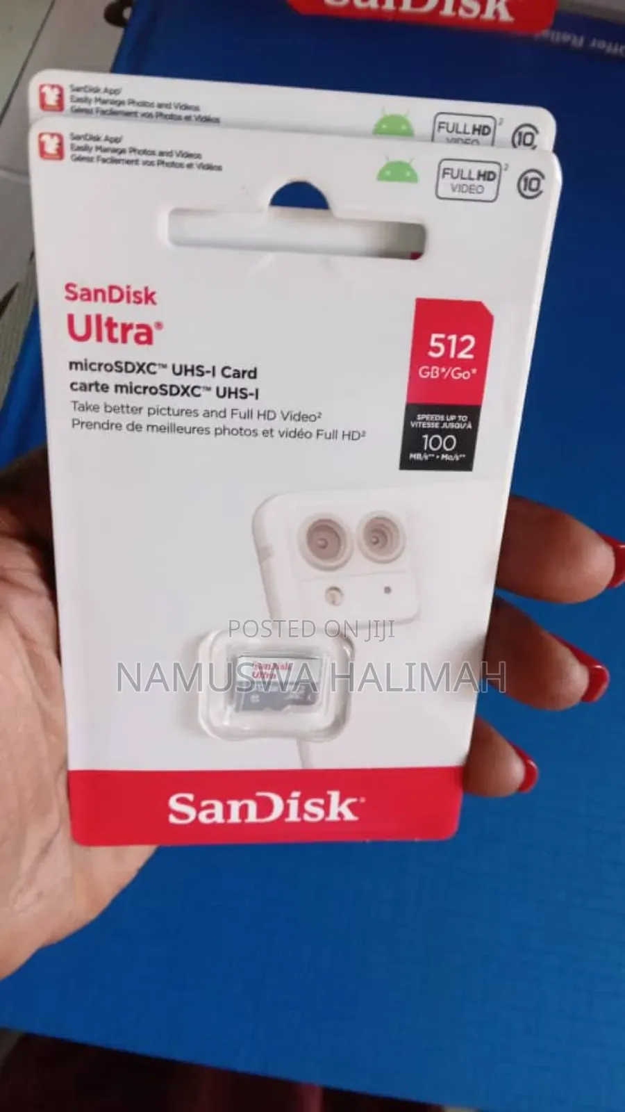 Sandisk Ultra Microsdxc Uhs-I Card.
