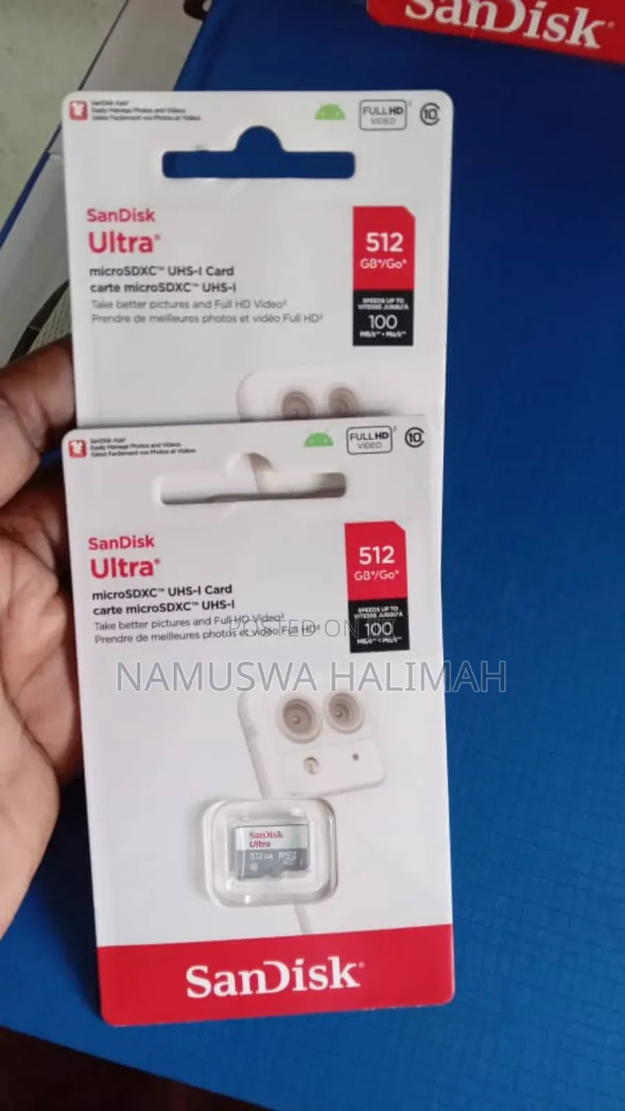 Sandisk Ultra Microsdxc Uhs-I Card.