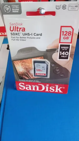 Sandisk Ultra Sdxc Uhs-i Card With 128 Gb Of Storage