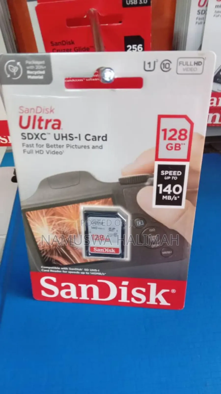 Sandisk Ultra Sdxc Uhs-i Card With 128 Gb Of Storage