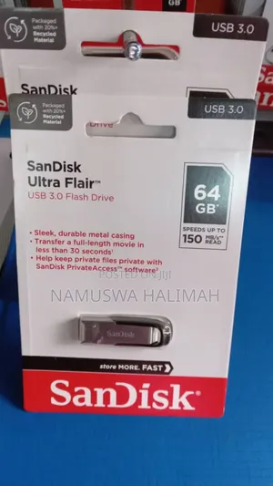 Sandisk Ultra Flair 64gb Usb 3.0 Flash Drive.