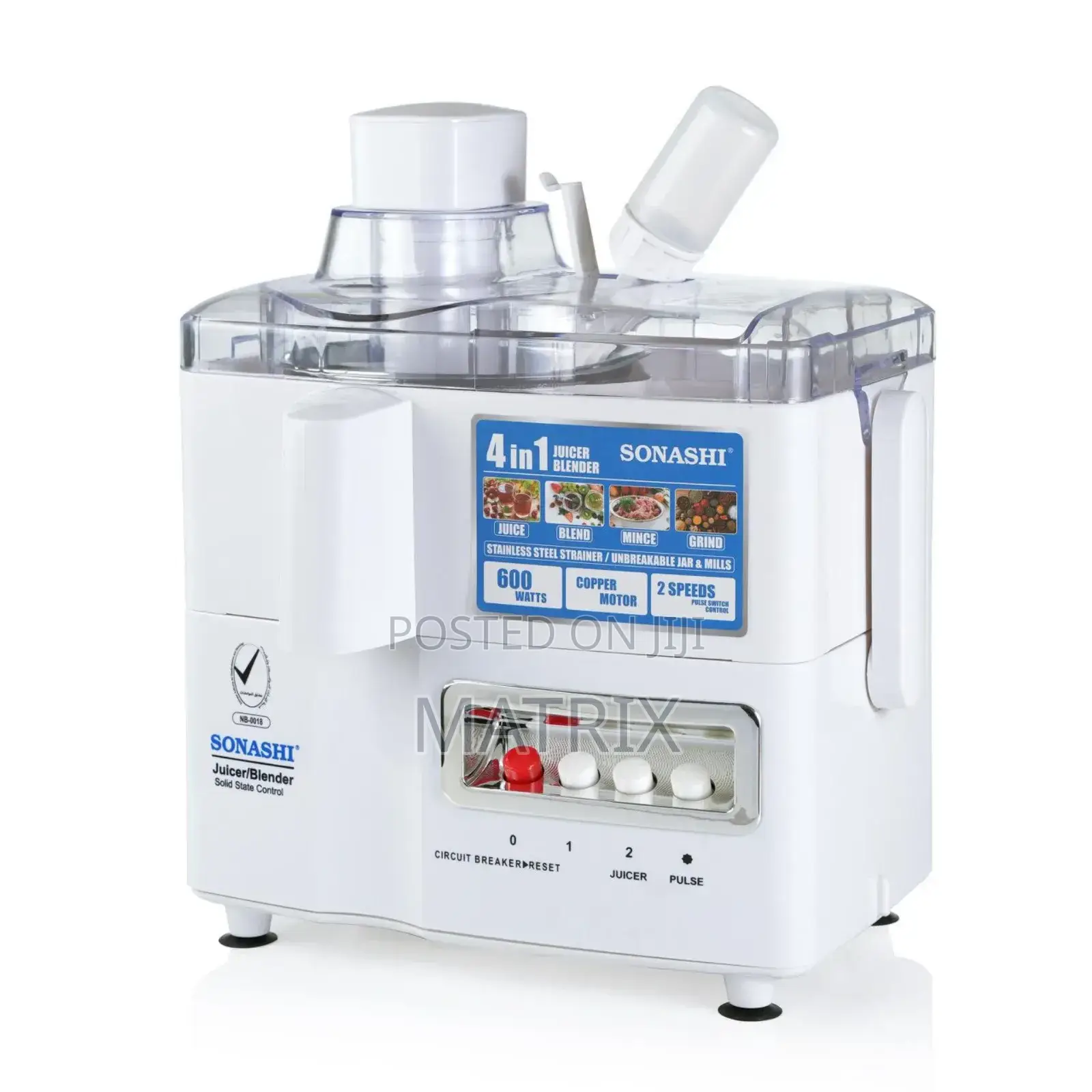 Sonashi 4in1 Juicer Blender SJB-309