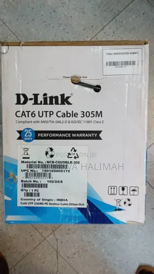 D-Link Cat6 Outdoor Cable Original 305m