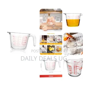 500ml Glass Measuring Cups Jugs With 4 Kinds of Scale Mark