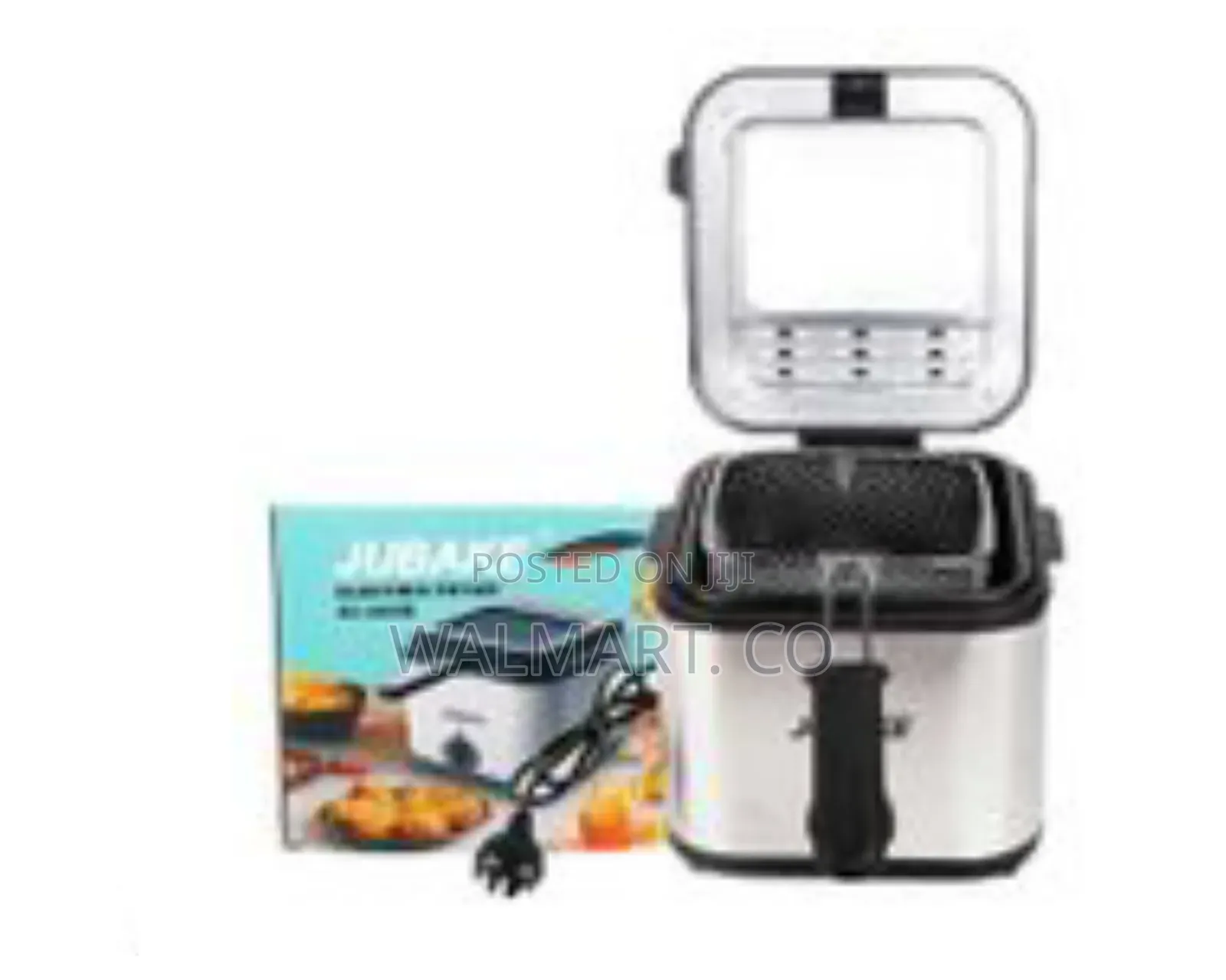 3l Stainless Steel Electric Fries Fat Deep Fryer-Silver