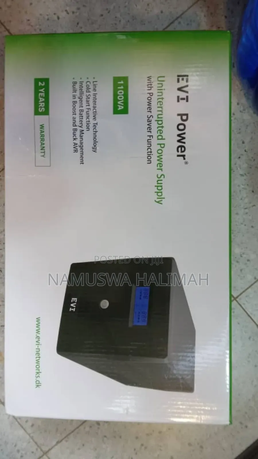 .Evi Power 1100va Uninterruptible Power Supply (Ups