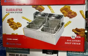 Globalstar 12 Litres Double Deep Fryer