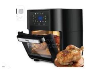 12l Digital Air Fryer Oven Toaster Dehydrator Grill-Black