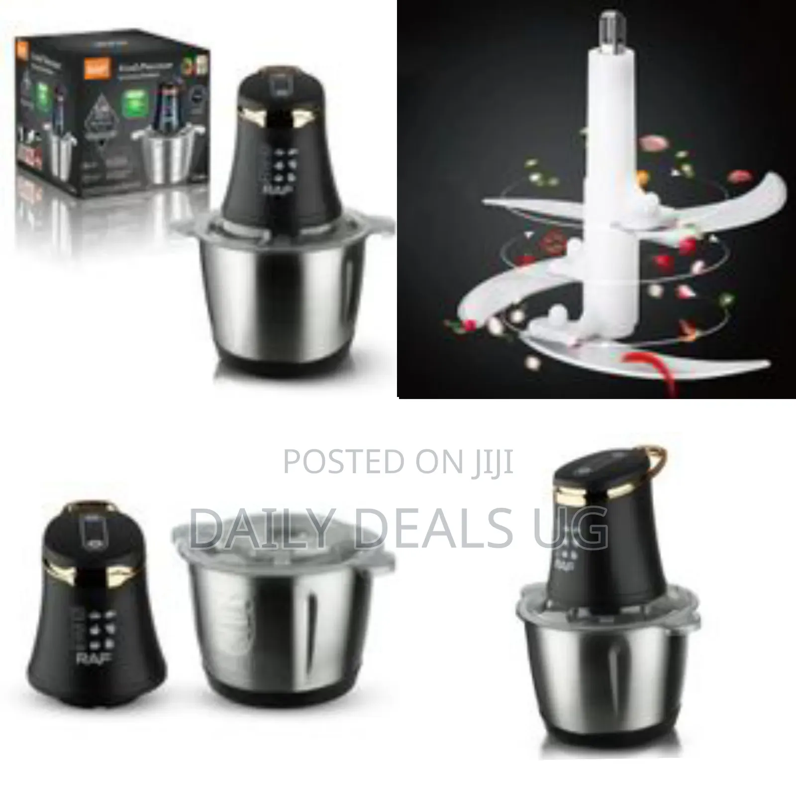 Raf 2litres Household Mini Electric Food Meat Grinder Chopper
