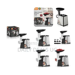 Raf Meat Grinder 2000w Stainless Steel Blades, Detachable Parts