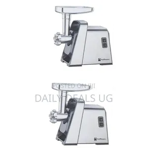 Hoffmans Electric Meat Grinder Mincer Machine -Silver