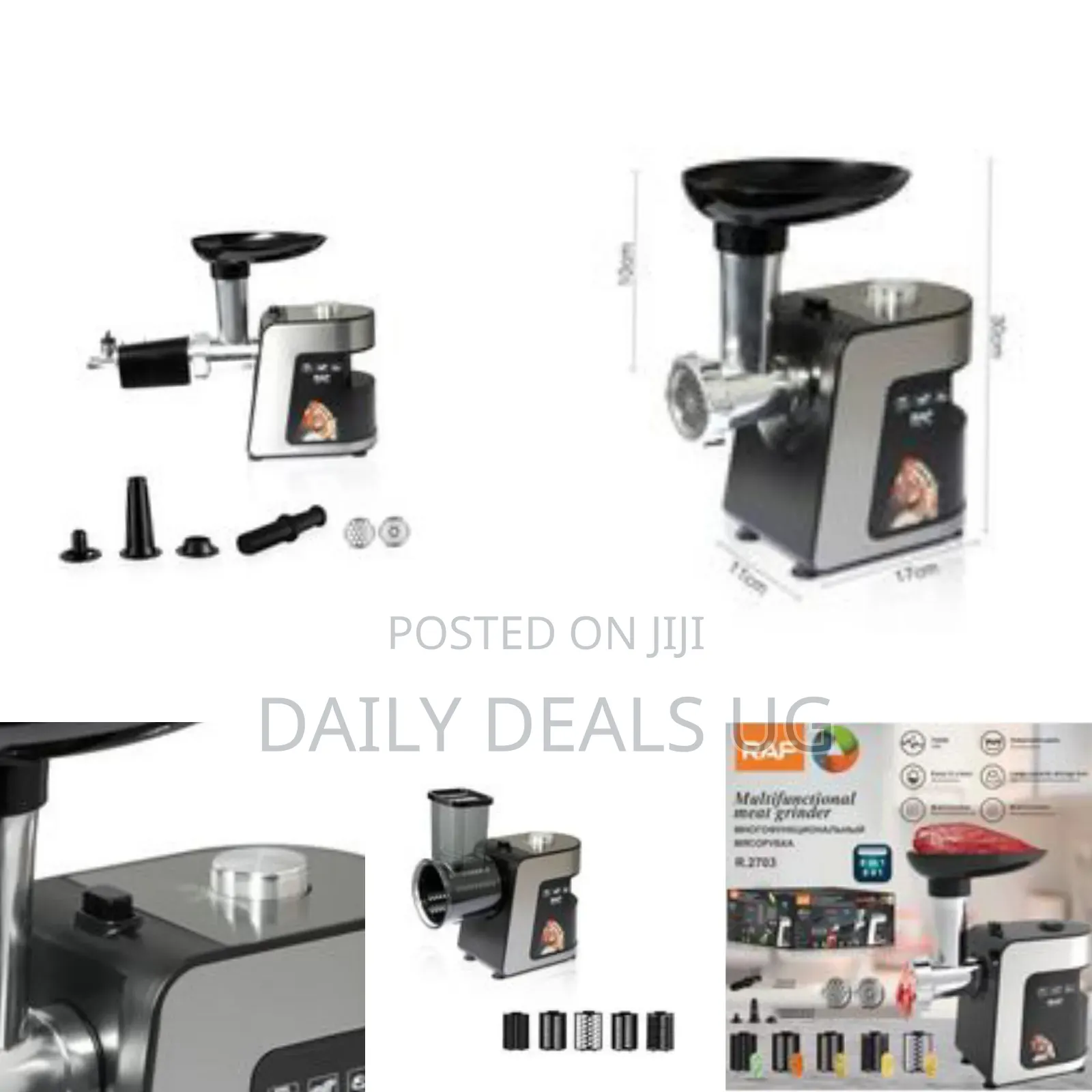 Raf Multifunction Salad Meat Mincing Fufu Machine Yam Pounder