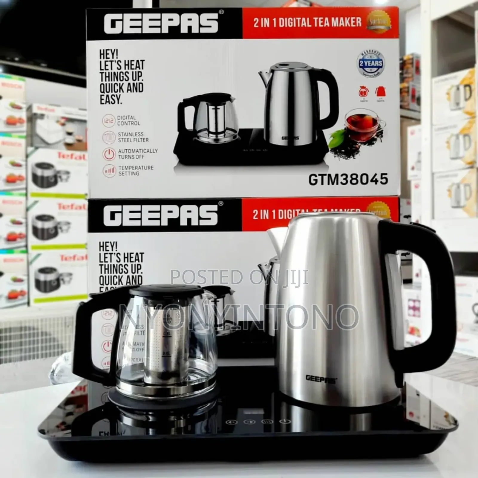 Geepas Elegant Tea Maker Set Gtm38045