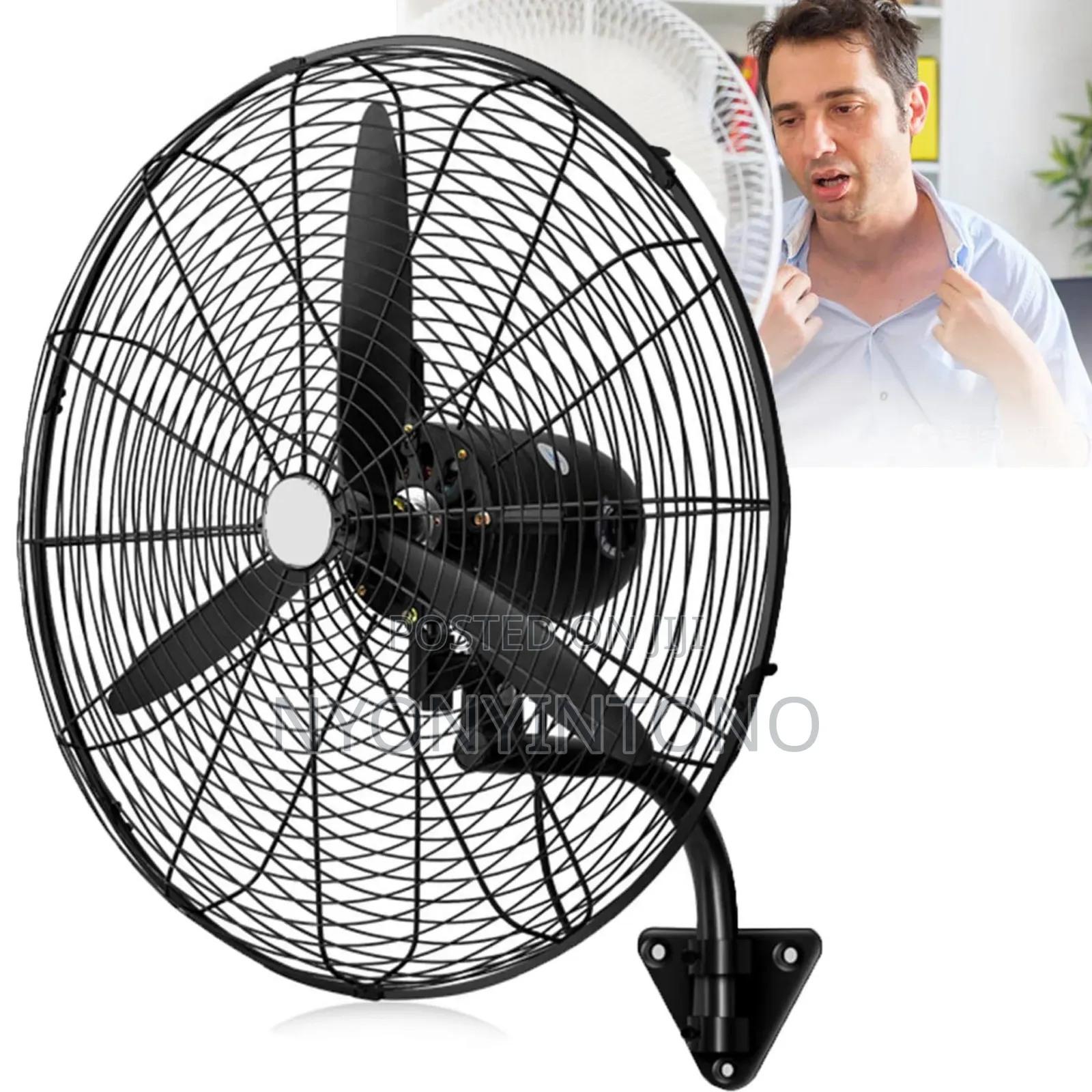 26inchs Industrial Wall Mounted Fan With Wired Remote Controller Wf750r