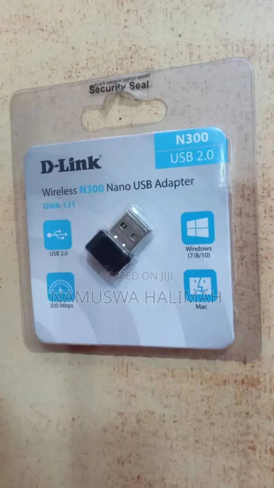 D-Link Wireless N300 Nano Usb Adapter (Dwa-131).