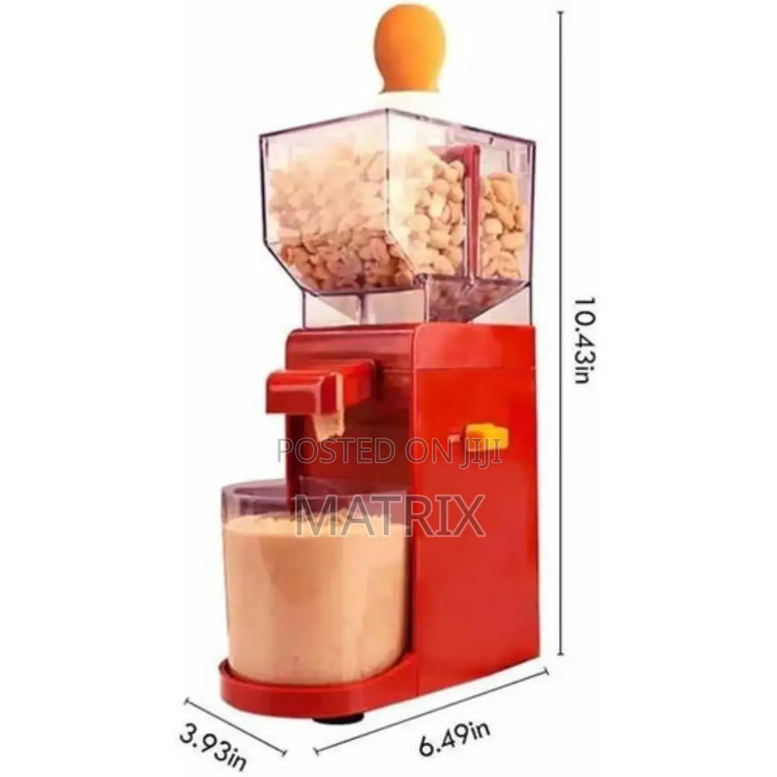 Electric Peanut Butter Maker With Removable Grinding Disk Container