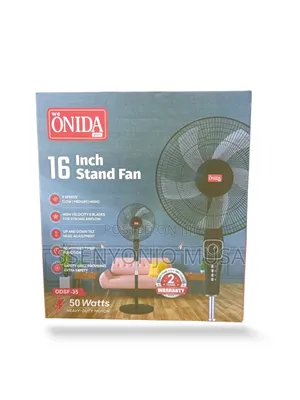 Onida 16-Inch Stand Fan Odsf-35 | 50w Powerful Motor Energy Efficient