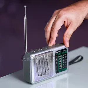 Geepas Silver Rechargeable 3 Band Radio Gr13017