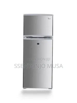 Roch 138l Double Door Refrigerator – Silver | Energy Saving Low Noise.