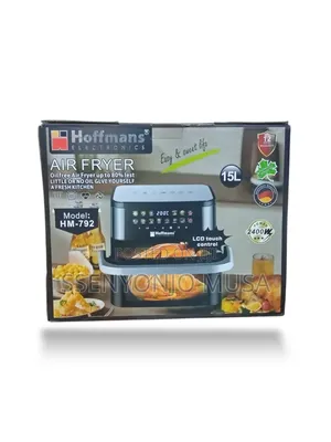 Hoffmans 15l Air Fryer Hm-792 | 2400w Oil-Free Fryer With LCD Touch.