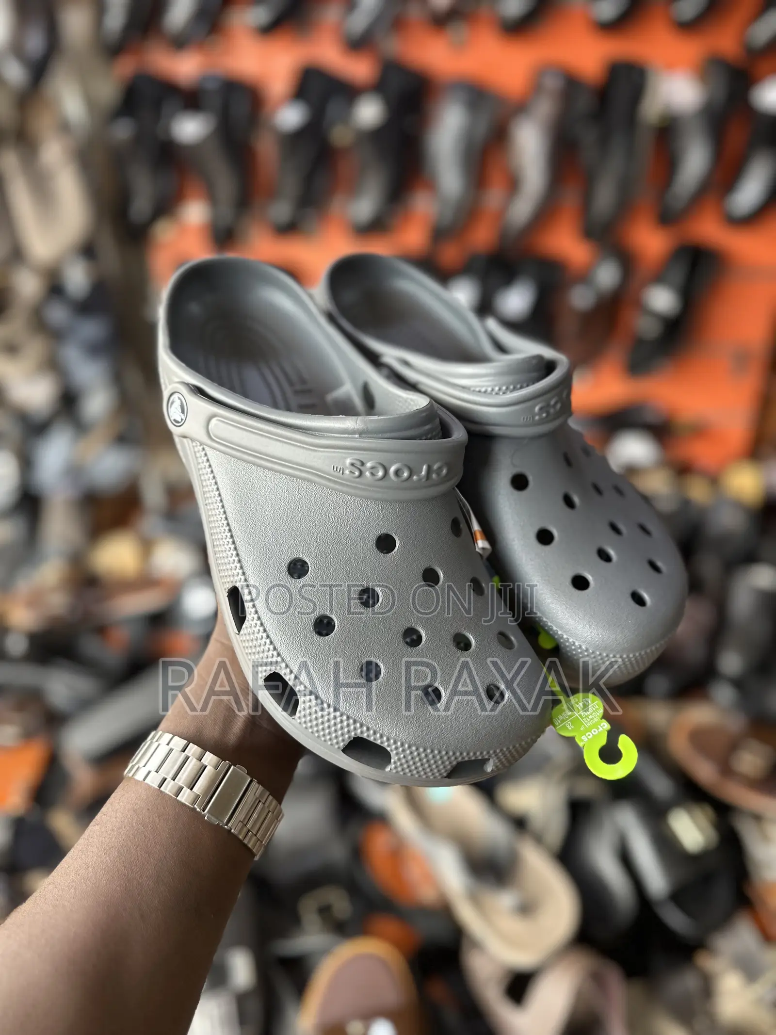 Original Classic Unisex Grey Rubber Crocs