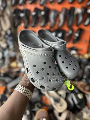 Original Classic Unisex Grey Rubber Crocs