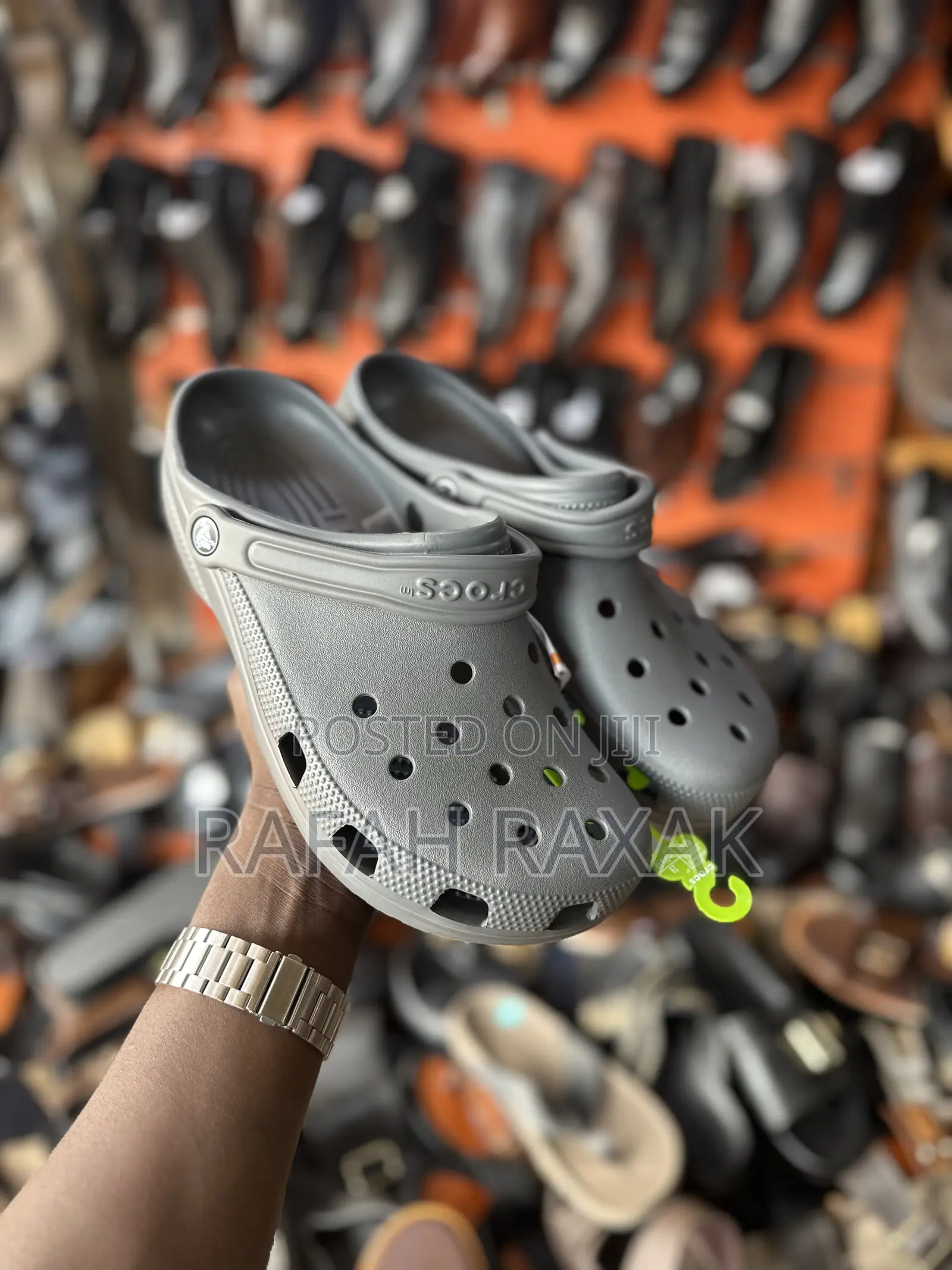 Original Classic Unisex Grey Rubber Crocs