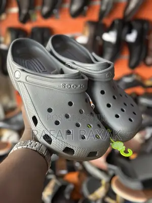 Original Classic Unisex Grey Rubber Crocs