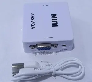 High Speed Av to Vga Video With Audio Box