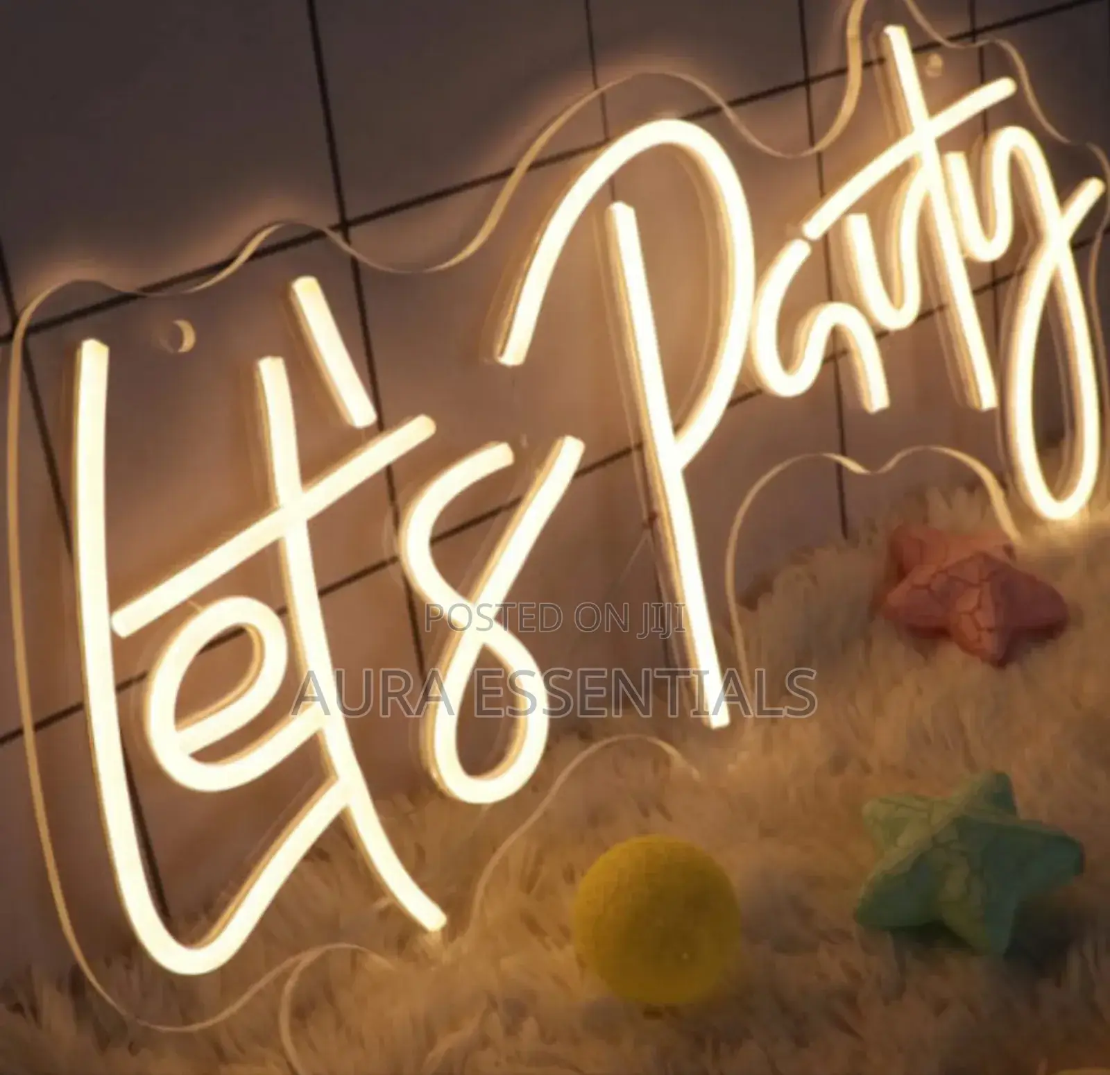 Let's Party Led Neon Sign