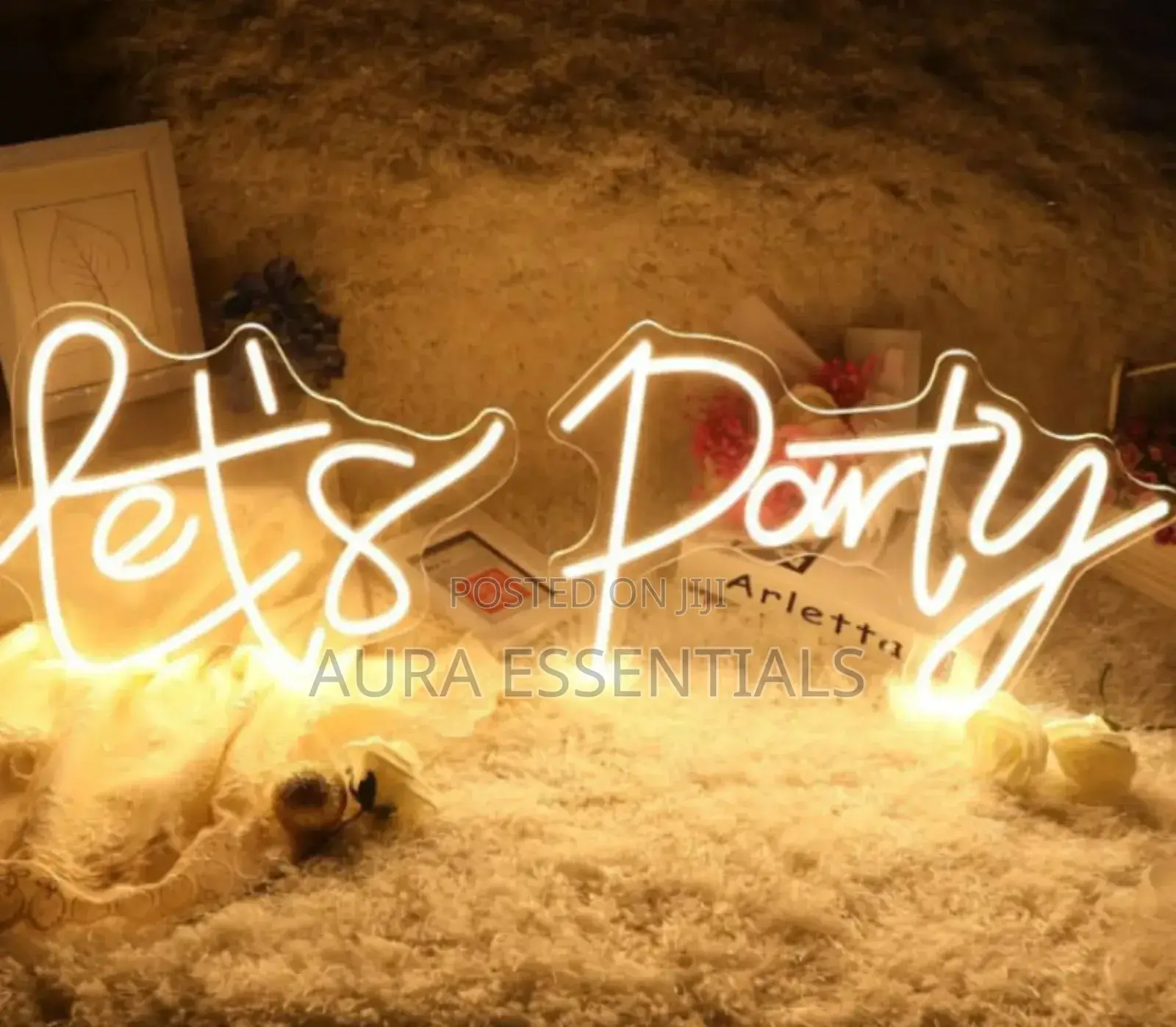 Let's Party Led Neon Sign