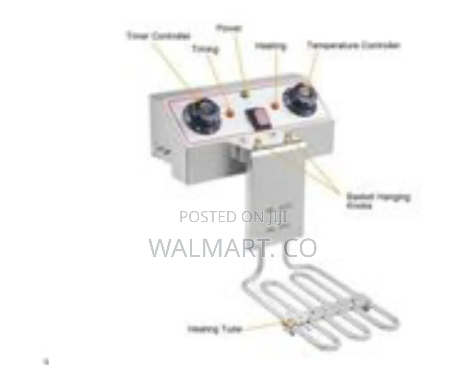 16 Litres Commercial Double Tank Oil Deep Fryer