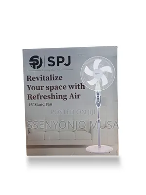 SPJ 16" Standing Fan – Energy Efficient Silent Cooling